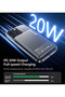 Ultra-Thin Magnetic Power Bank 5000mAh, MagSafe-Compatible Wireless Charger for iPhone, Black B738 - 7