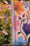 Bloom Garden Spiral Notebook Lined Salmon 13X18Cm - 2