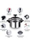 Pressure Cooker Eco , 36L Aluminum Cooker with Lid and Whistle for Large Family Cooking - 4