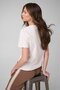 4g Diamond Patterned Studded Short Sleeve Women's T-Shirt V5Bi14I3Z14-Pmri - 2