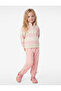 Cotton Shaped Jogger Sweatpants with Bowknot and Elastic Waistband