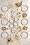 Sevda Kuşu Black Round 14 Piece Luxury Breakfast Set for 6 People - 4