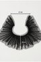 Sequin and Beading Embroidered Neckline on Organza - 3