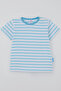 Boy's T-Shirt with Patches and Stripes, 1-3 Years, Turquoise - 6