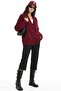 Mixray Buttoned V-Neck Ribbed Knit Cardigan - 2