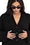 Mixray Buttoned V-Neck Ribbed Knit Cardigan - 4