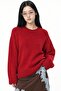 Mixray Round Neck Oversize Knitted Sweater