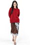 Mixray Round Neck Oversize Knitted Sweater - 2