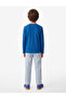 Cotton Long Sleeve Crew Neck Football Printed T-Shirt - 3