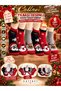 New Year Towel Socks Half Socks Booties Unisex 6 Pairs