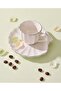 Oyster Pearl 4-Piece Porcelain Coffee Cup Set for 2 People (Platinum Gilded)