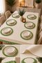 6-Person 7-Piece Ruffled Tablecloth Set - 3