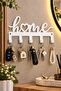 White ❤︎   Home Eternity Metal | |   20 cm | |   Wall Hanger Holder Hanger Key Ring Hanger | |   Modern Wall Decor with Hangers | |   Key Hanger Wall Key Holder Decorative Hanger Key Organizer Entrance Hall