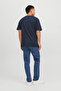 JJEORGANIC BASIC TEE SS O-NECK NOOS Navy - 2