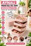 Multi-Layer Makeup and Jewelry Organizer with Mirror – Compact, Portable and Stylish Organizer Box Powder