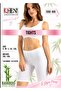 Underwear Passage Women's White Bamboo Above Knee Plus Size Leggings
