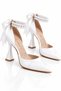 Women's High Heels Double Pearl Ankle Closed Stiletto Shoes Bridal Wedding Evening Dress Shoes Evening Party Shoes - 5