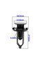 100 pcs 9mm Car Bumper Rear Cover Push-type Clamp Black Plastic Fixed Clip For Toyota 52161-16010 52 - 2