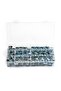 60pcs 135/60Pcs Hose Clamp Double Ears Clamp 8-18mm Worm Drive Fuel Water Hose Pipe Clamps Clips Hos - 8
