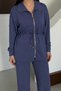 Oversize Zippered Lace-Up Waist Modal Women's Suit 3184 Oliv - Special Series - 3