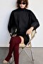 2 Pairs of Fingerless, Thick Ribbed, Above-Knee Leggings with Cotton Content - 5