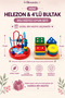 Mini Spiral & 4-Piece Bultak Educational Wooden Toy Set