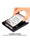 Metal Dual Bay Mounting Bracket 2.5" to 3.5" HDD/SSD Compatible Hard Drive Bay Adapter for Desktop C - 5