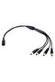 1 to 2 5.5 x 2.1mm 1 Female to 2 4 8 Male DC Power Splitter Plug Cable Adapter 12V For CCTV Home Sec - 6