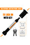 Trailer Hitch Lock 5/8in Carbon Steel Towing Hitch Receiver Lock Anti-Theft Waterproof Hitch Receive - 3