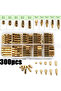 300Pcs M2 300Pcs M2/M3 Hex Head Copper Pillar Brass Standoff Spacer Screws Threaded Pillar Male/Fem - 7