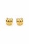 Gold Color Line Detail Earrings
