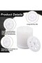 200pcs 50/100/200pcs 45mm Plastic Flat Washers Load Spreading Washer Foam Board Washers for Screws F - 3