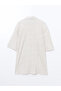 Ozmarka New Season White Regular Fit Short Sleeve Striped Men's Shirt - 6