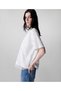 T-Shirt with Antique Effect Fabric Mix - 2
