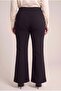 Spanish Leg Large Size Black Steel Knitted Leggings - 3