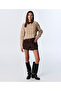 Raw Edge Sweater with Contrast Collar - 5
