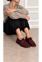 Sider Loafer Shoes Genuine Leather Burgundy - 4