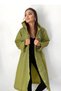 Unisex Khaki Water Windproof Raincoat Hooded - 7