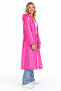 Unisex Pink Water Windproof Raincoat Hooded - 8