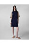 Colorblock Fabric Mix Dress