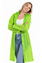 Unisex Light Green Water Windproof Raincoat Hooded - 2
