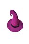 Purple Colorful Witch Hat with Twisted Buckle Detail - 2