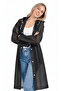 Unisex Black Water Windproof Raincoat Hooded - 2