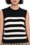 Mixray Striped Knitted Blouse - 4