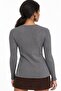 Mixray Button Detailed Round Neck Sweater - 4