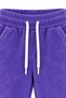 Girl's Purple Hooded Tracksuit Set with Kangaroo Pocket Sweatshirt and Jogger Bottoms 2-Piece Set - 8