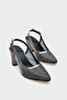 Ola 750 Women's Heeled Stone Mesh Open Back Shoes