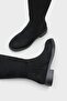 Melita Throat Faux Fur Suede Look Pull-On Women's Boots - 7