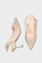 Mirella Pointed Toe Full Stone Women's Wedding Shoes - 3