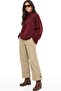 Mixray Oversize Ribbed Turtleneck Sweater - 4